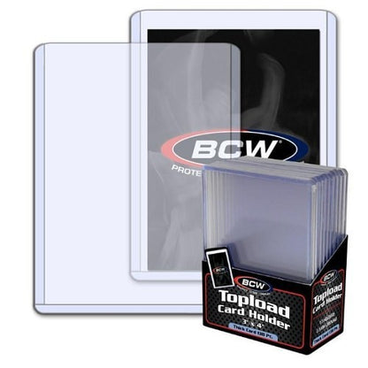 100ct Premium Toploader Card Sleeves – Clear Protection for Trading Cards