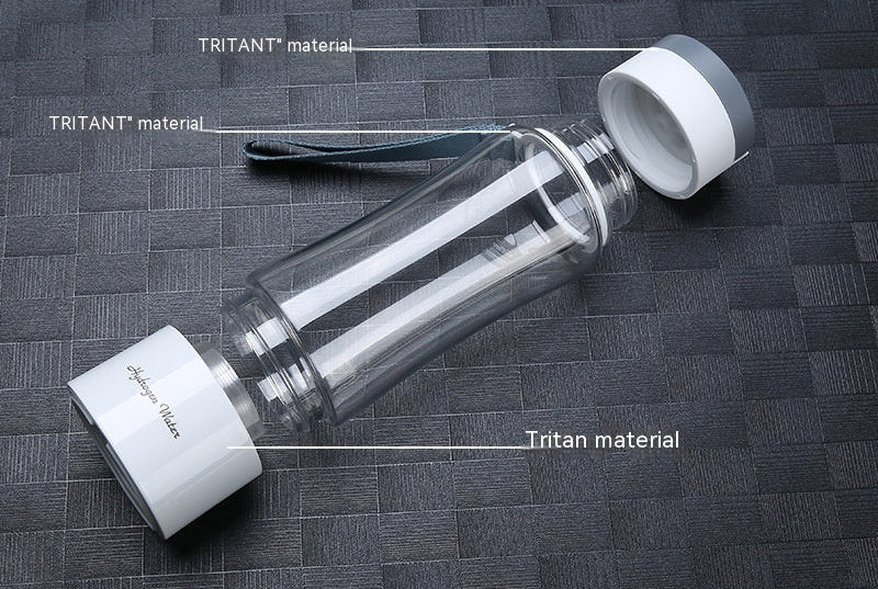 Hydrogen-Rich Water Bottle – Tritan, Self-Cleaning Electrolytic Cup | High-Concentration Hydrogen Infusion