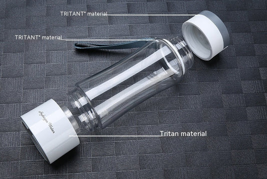 Hydrogen-Rich Water Bottle – Tritan, Self-Cleaning Electrolytic Cup | High-Concentration Hydrogen Infusion