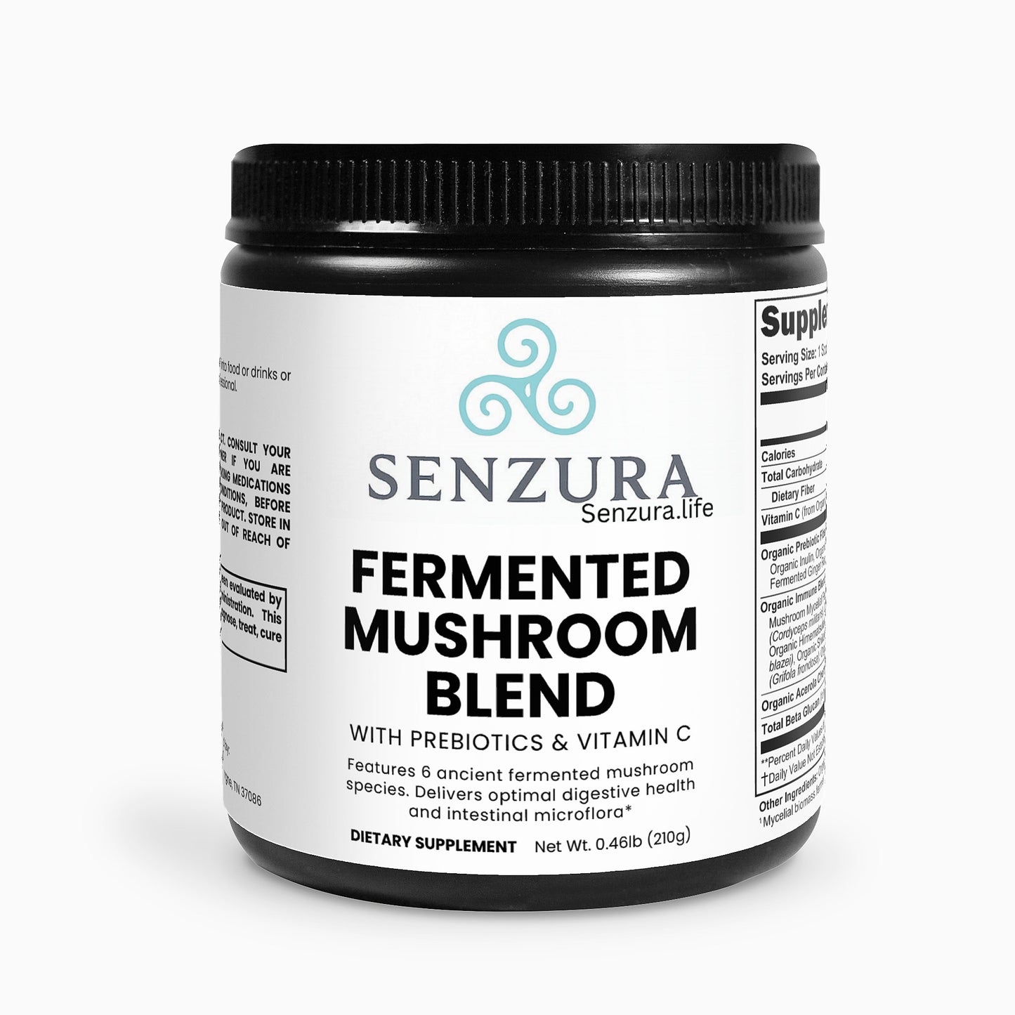 Senzura™ VitalMyco Blend – Fermented Mushroom + Prebiotic Immunity Complex