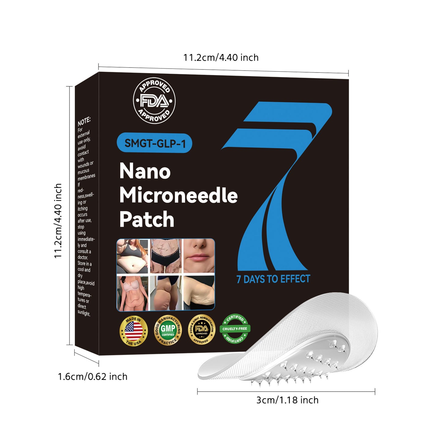 Body Management Paste GLP-1 Compact Micro Needle Patch