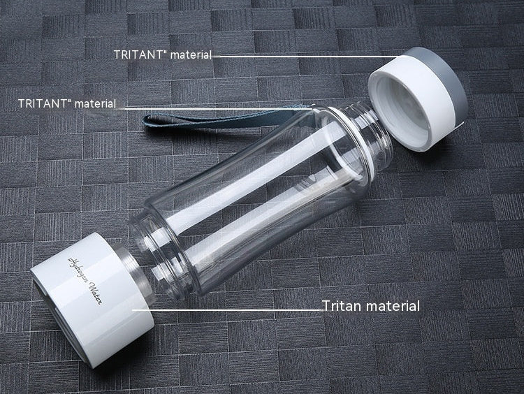 Hydrogen-Rich Water Bottle – Tritan, Self-Cleaning Electrolytic Cup | High-Concentration Hydrogen Infusion