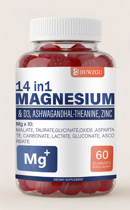 Magnesium-containing Gummy Candies